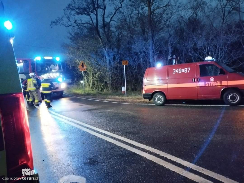 Groźne zdarzenie w powiecie toruńskim