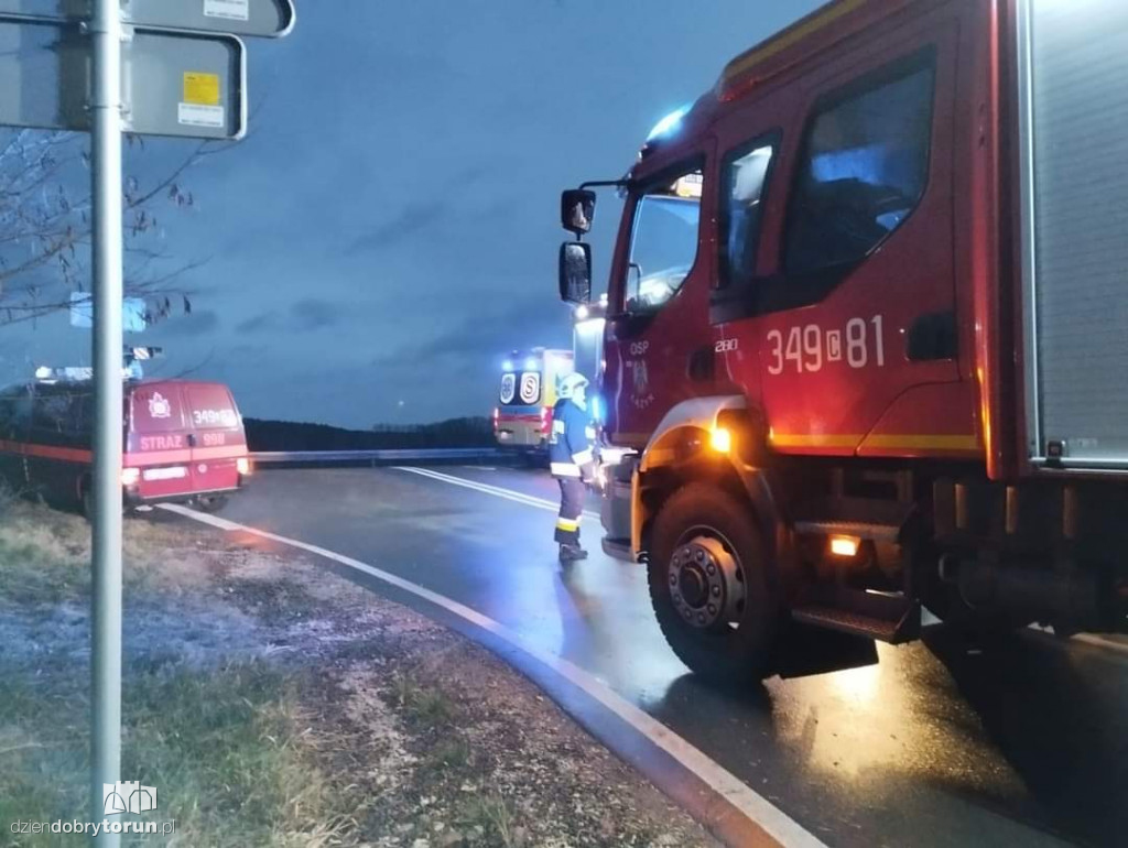 Groźne zdarzenie w powiecie toruńskim