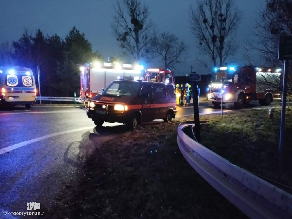 Groźne zdarzenie w powiecie toruńskim