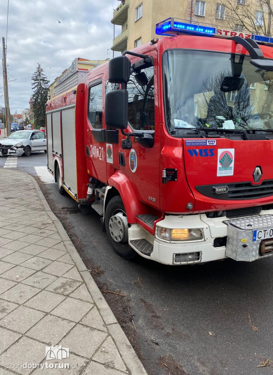 Zdarzenie drogowe przy Matejki