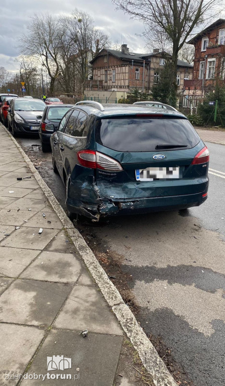 Zdarzenie drogowe przy Matejki