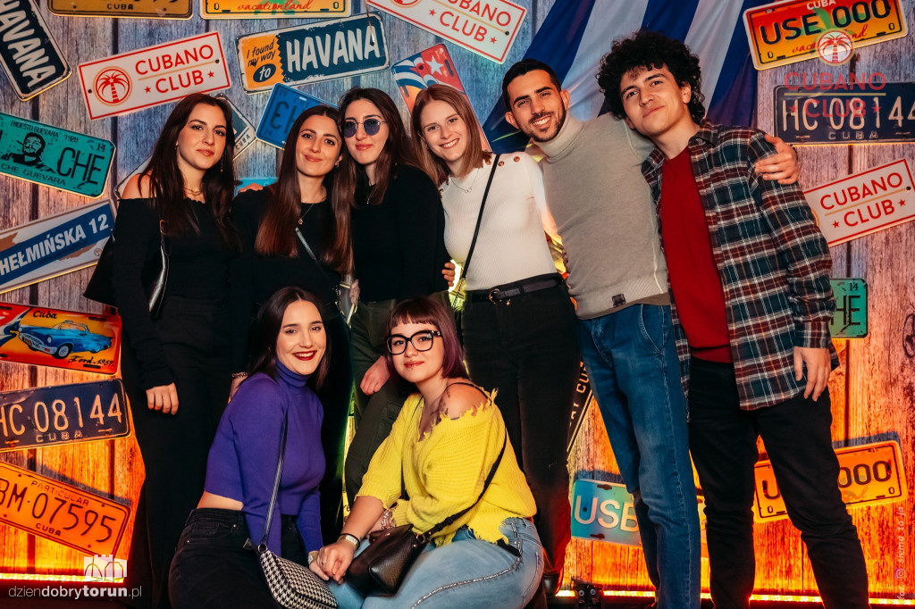 Erasmus welcome Party w Cubano Toruń Club