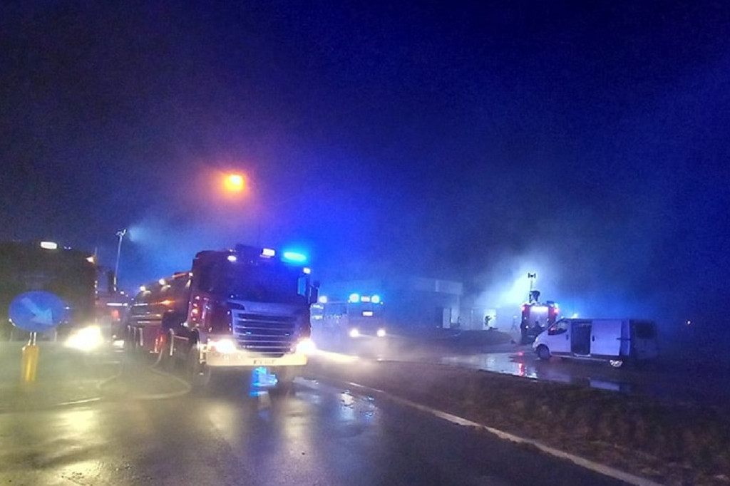 Ogromny pożar 30 kilometrów od Torunia