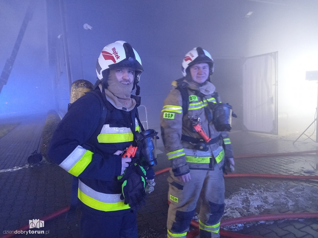 Ogromny pożar 30 kilometrów od Torunia