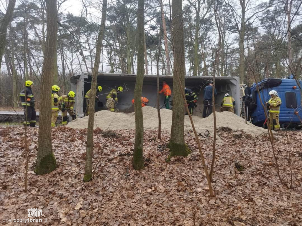 Groźny wypadek w powiecie toruńskim