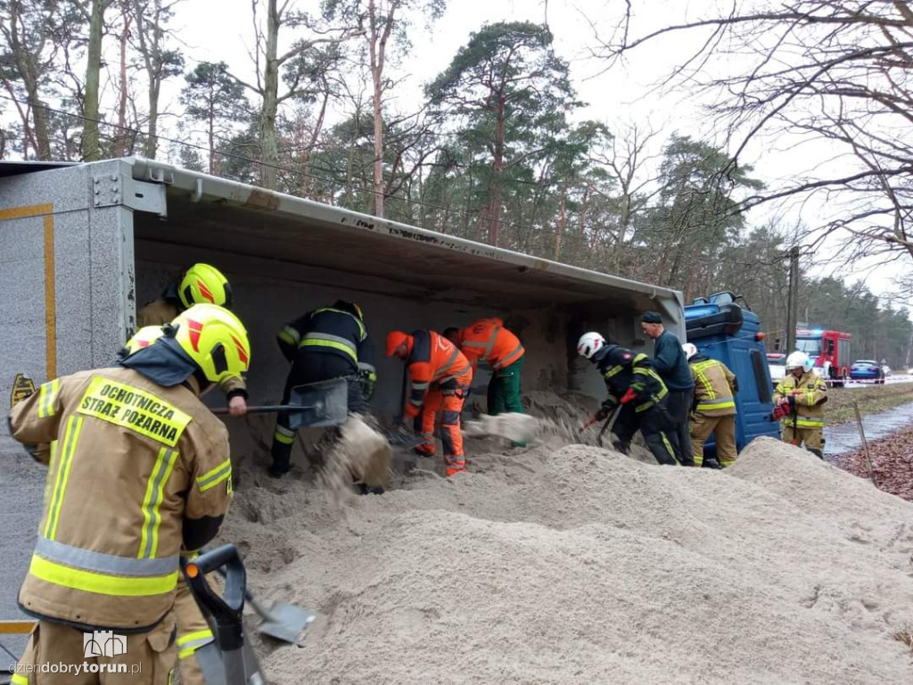 Groźny wypadek w powiecie toruńskim