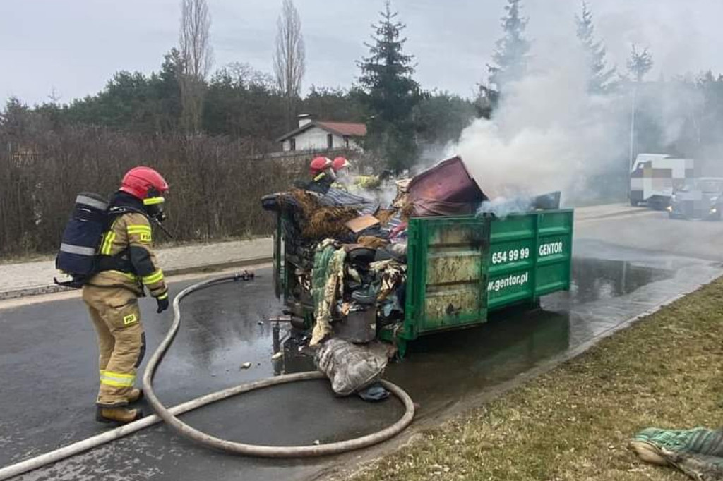 Pożar przy ulicy Lipnowskiej