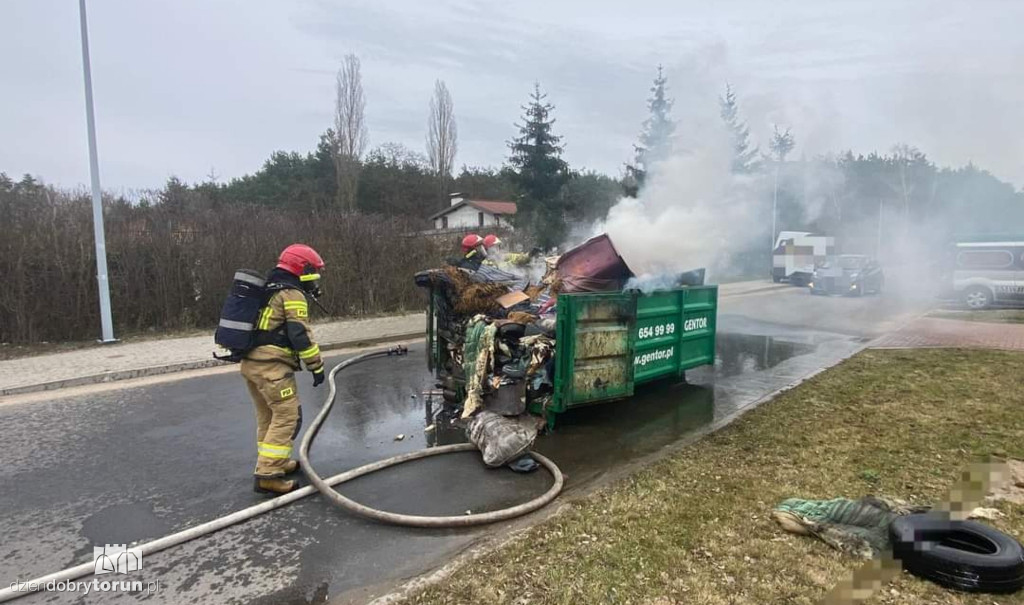 Pożar przy ulicy Lipnowskiej