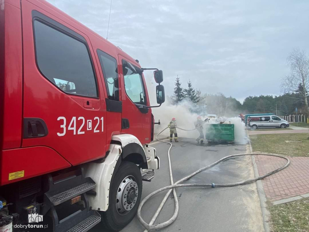 Pożar przy ulicy Lipnowskiej