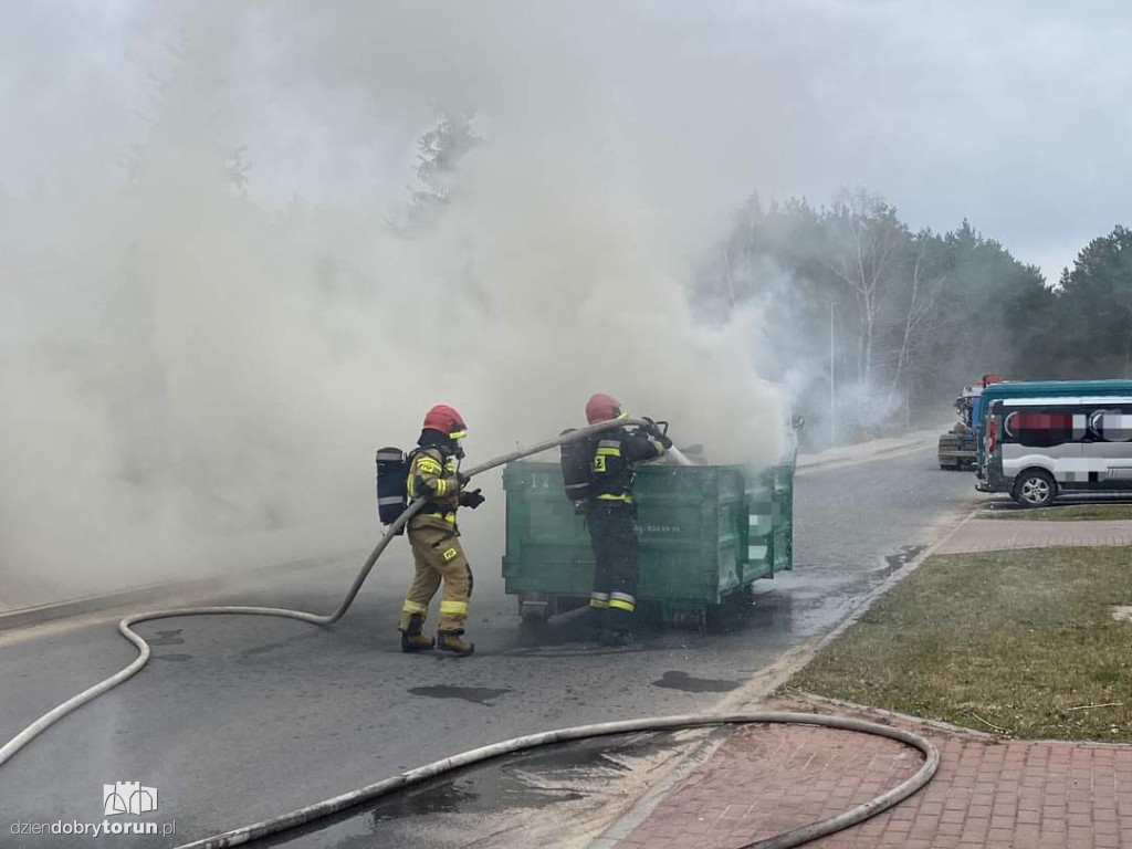 Pożar przy ulicy Lipnowskiej