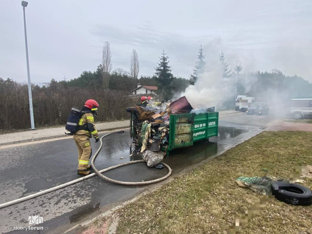 Pożar przy ulicy Lipnowskiej