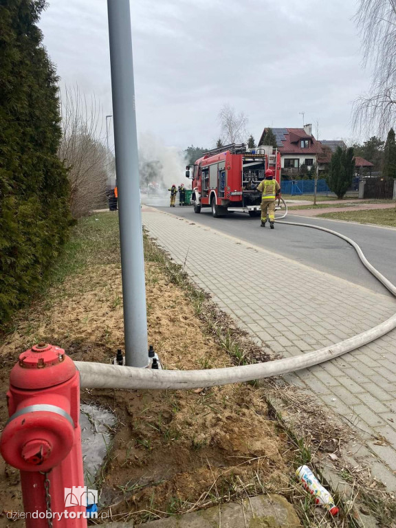 Pożar przy ulicy Lipnowskiej