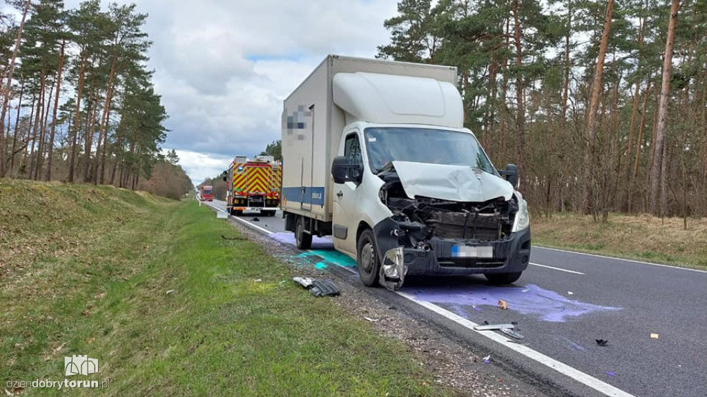 Wypadek na drodze pod Toruniem