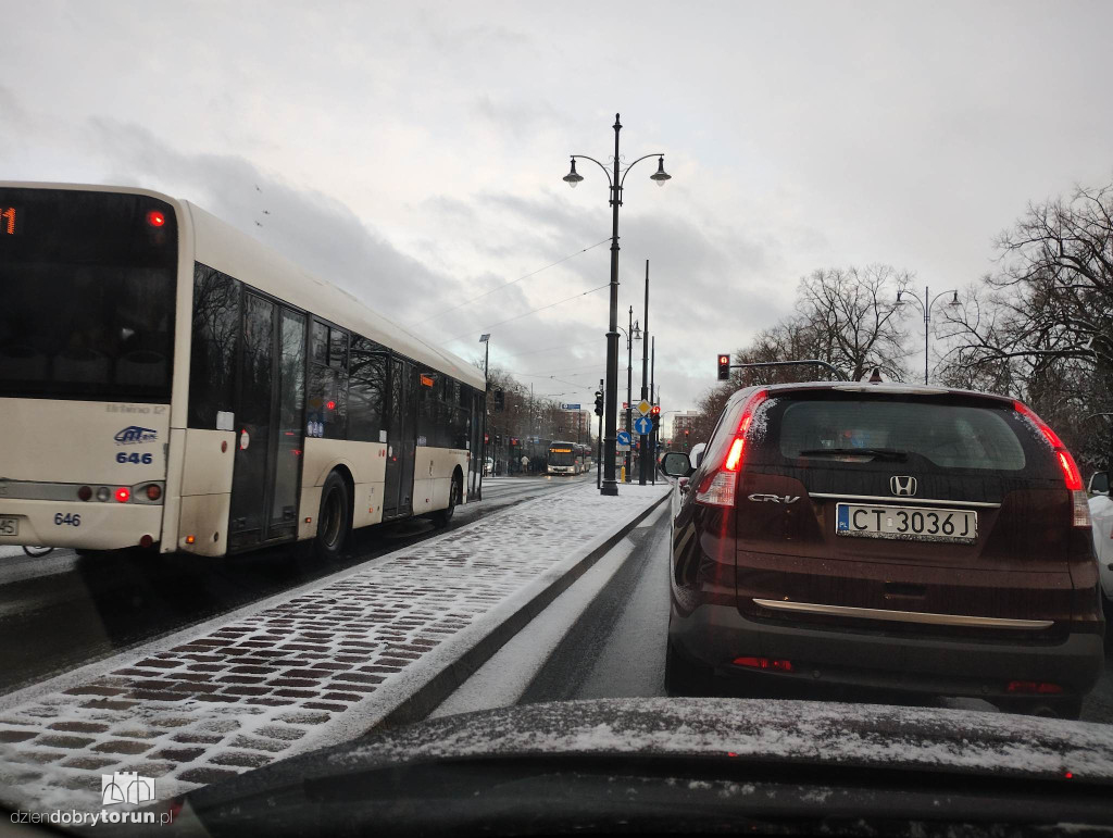 Tak wyglądają dziś drogi w Toruniu