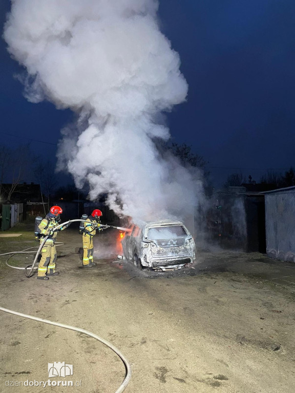 Groźny pożar przy Bielańskiej w Toruniu