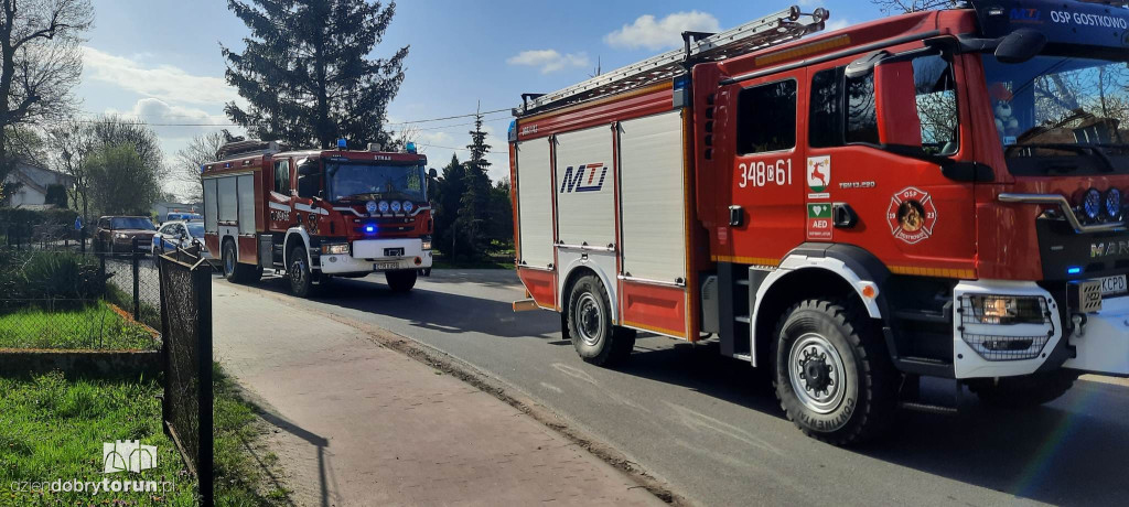 Wypadek w Gostkowie pod Toruniem