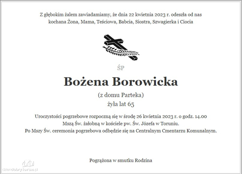 Te osoby odeszły w minionym tygodniu [21-27.04]