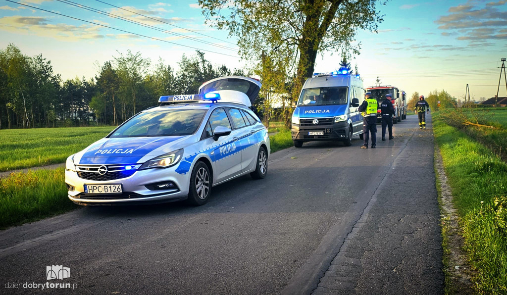 Śmiertelny wypadek we wsi pod Toruniem