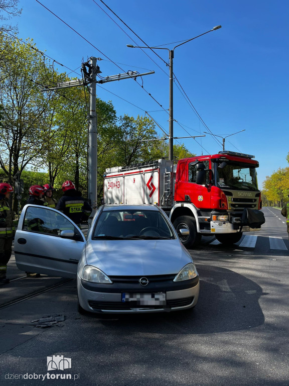 Groźny wypadek przy Lubickiej w Toruniu