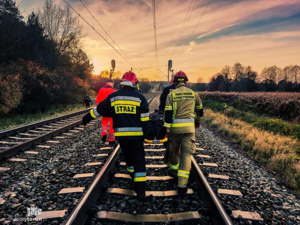 Toruńscy strażacy w akcji