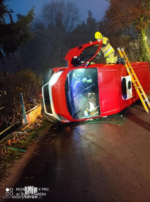 Toruńscy strażacy w akcji