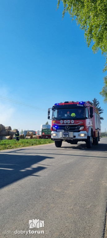 Pożar w Biskupicach pod Toruniem