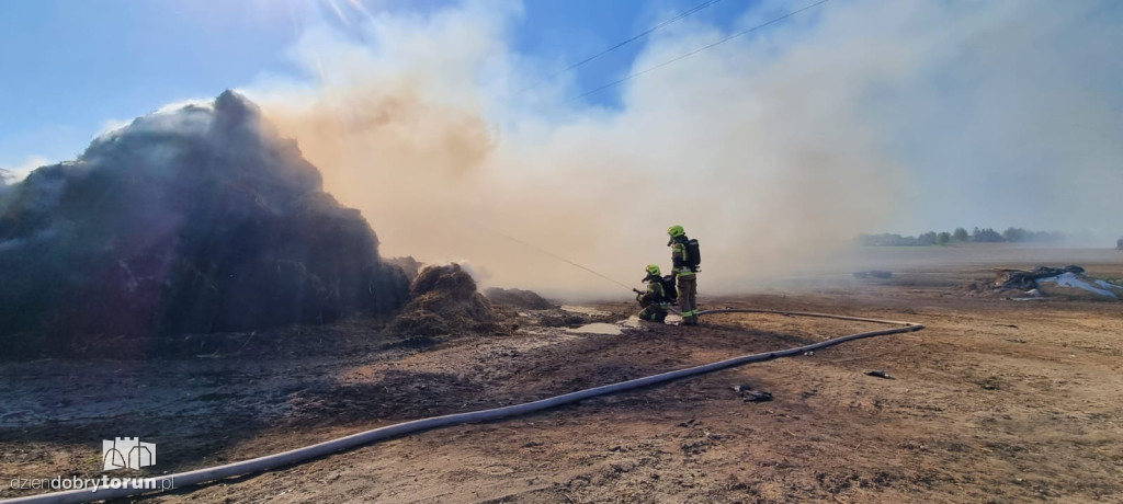 Pożar w Biskupicach pod Toruniem