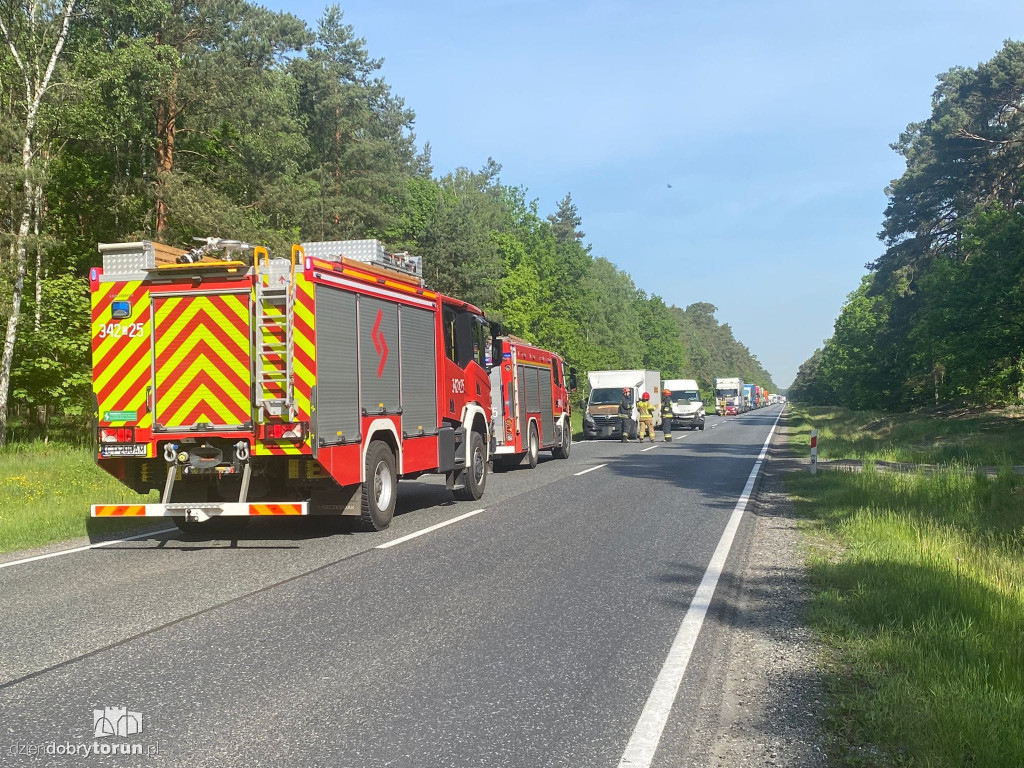 Groźne zdarzenie na DK10 pod Toruniem