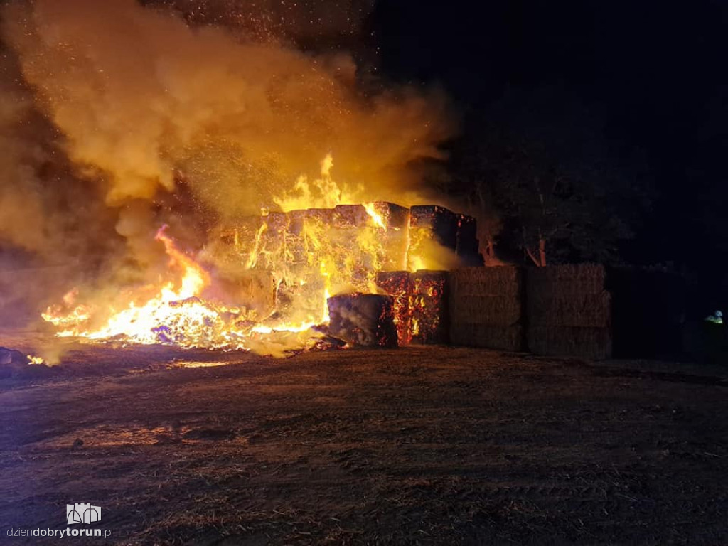 Pożar we wsi pod Toruniem