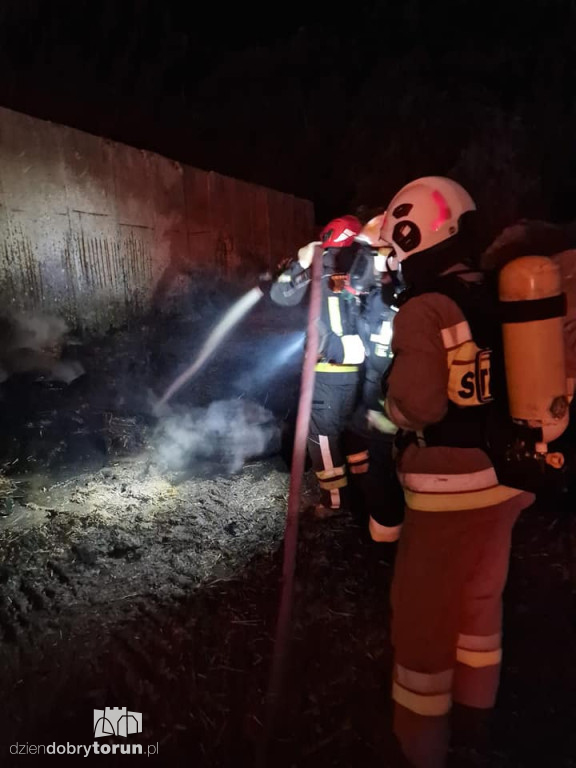 Pożar we wsi pod Toruniem