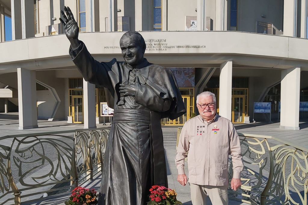 Lech Wałęsa u ojca Tadeusza Rydzyka
