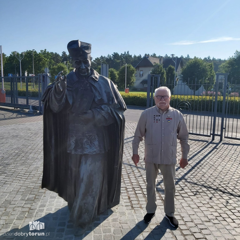 Lech Wałęsa u ojca Tadeusza Rydzyka