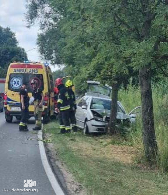 Wypadek w Złotorii pod Toruniem