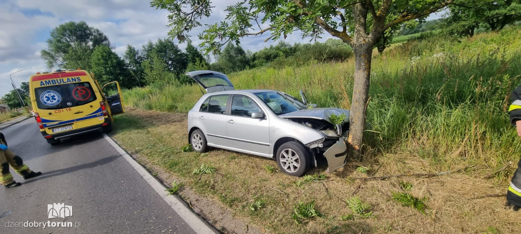 Wypadek w Złotorii pod Toruniem