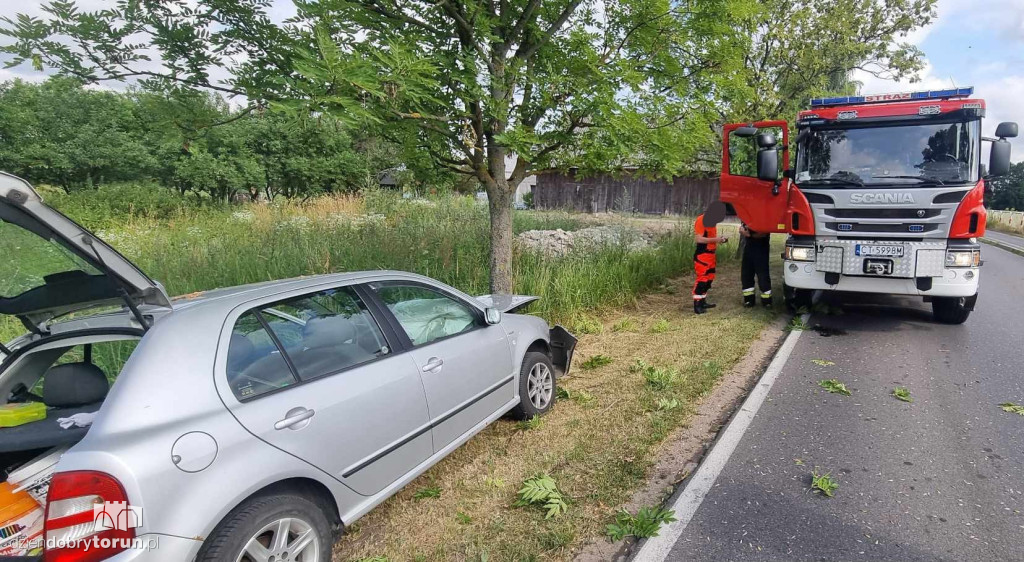 Wypadek w Złotorii pod Toruniem