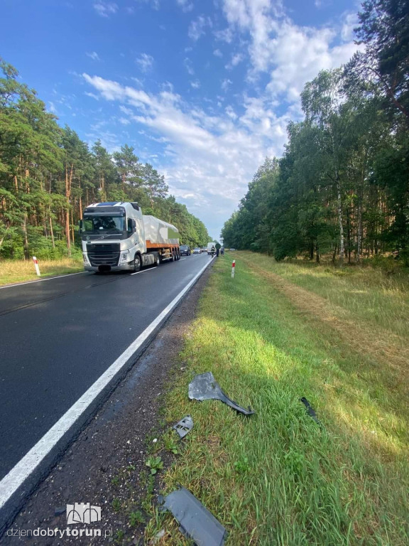 Kolizja na DK10 pod Toruniem