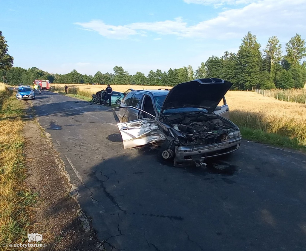 Straszny wypadek w regionie. 1 osoba ranna