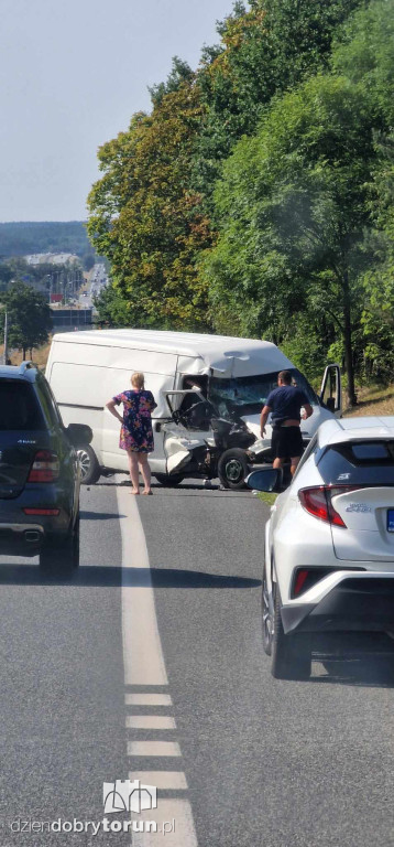 Wypadek na DK91 w regionie