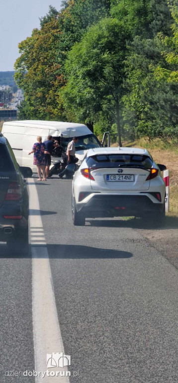 Wypadek na DK91 w regionie