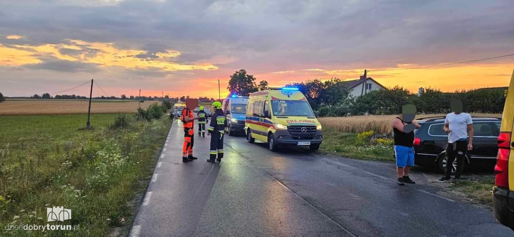 Groźny wypadek w gminie Obrowo