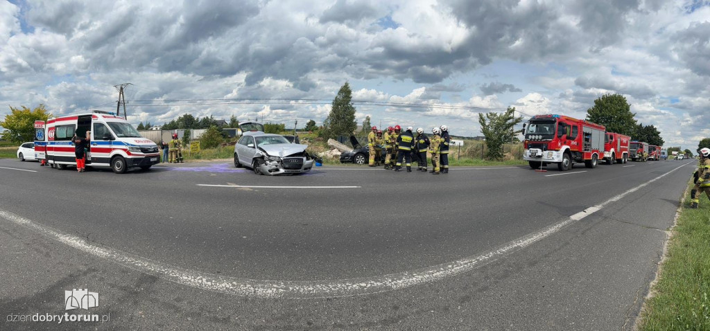 Groźny wypadek w powiecie toruńskim