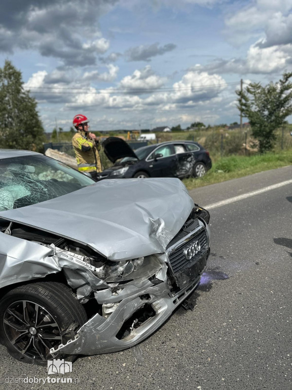 Groźny wypadek w powiecie toruńskim