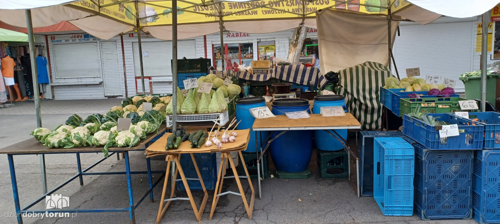 Ceny warzyw i owoców na Targowisku Miejskim