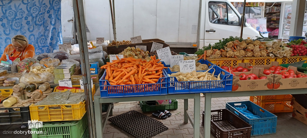 Ceny warzyw i owoców na Targowisku Miejskim