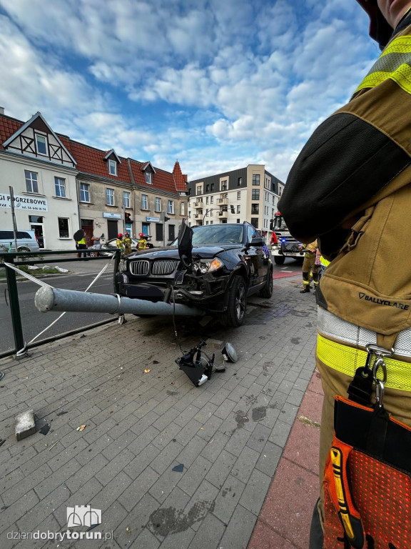 Kolizja na skrzyżowaniu Batorego i Kościuszki