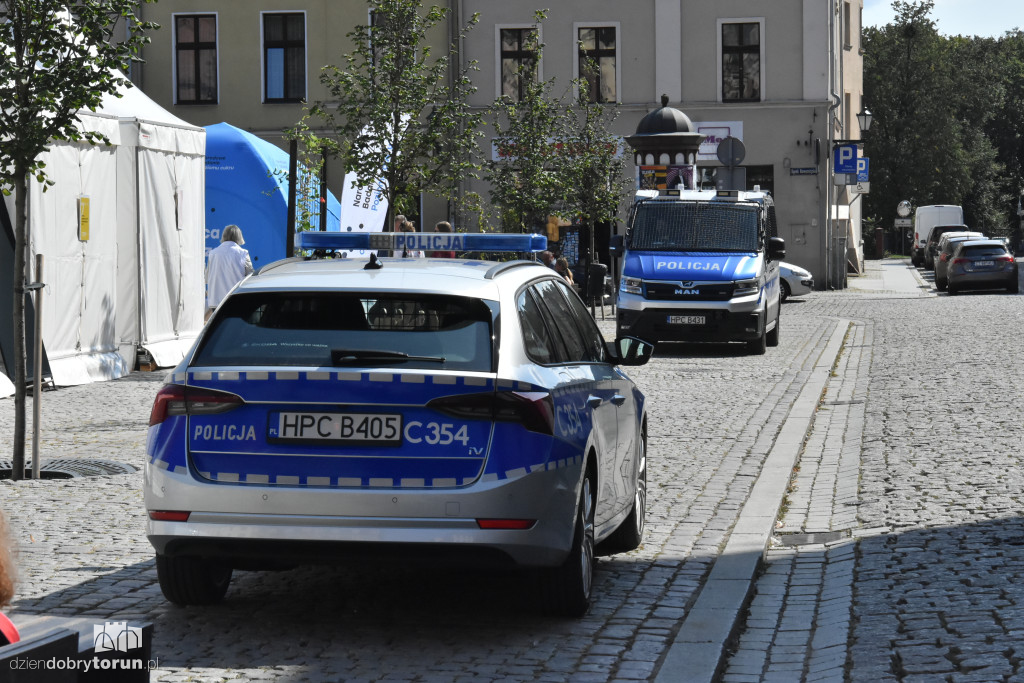 Pełno policji na starówce