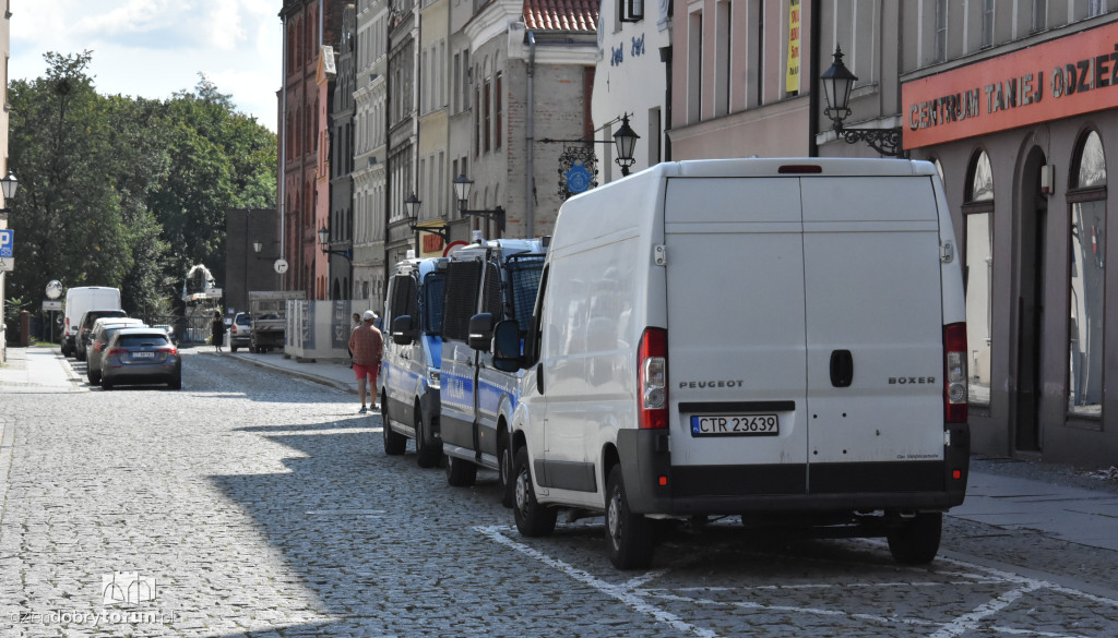 Pełno policji na starówce