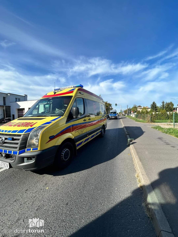 Wypadek w Łysomicach pod Toruniem