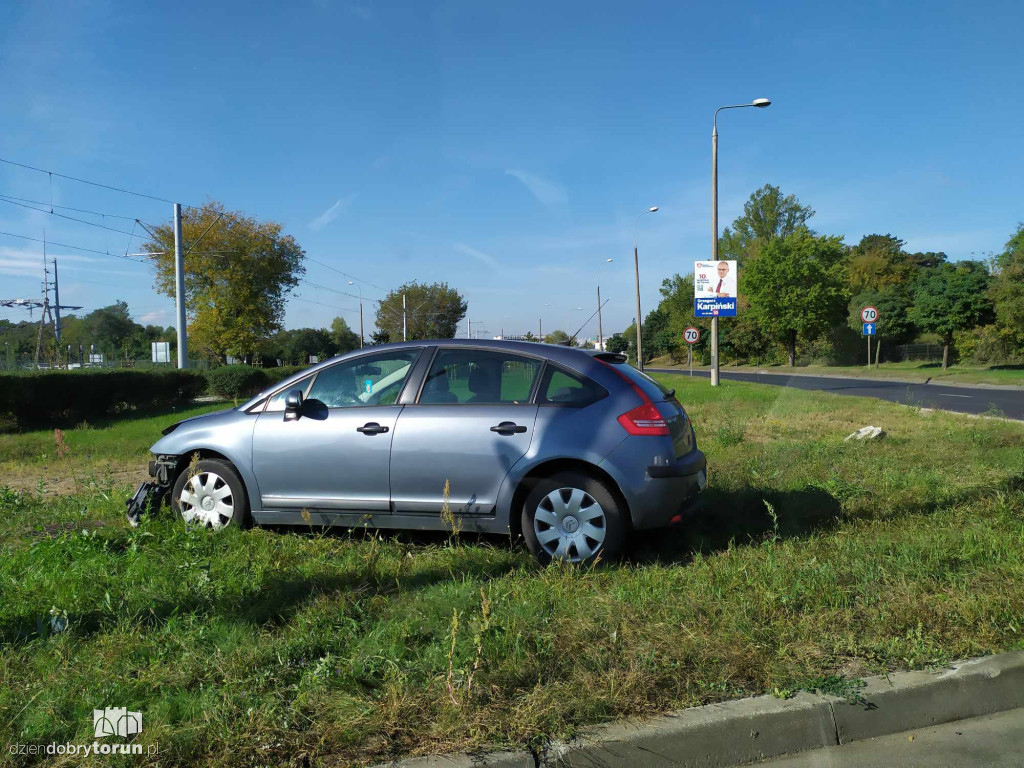 Groźny wypadek przy Plazie w Toruniu