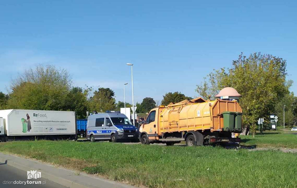 Groźny wypadek przy Plazie w Toruniu